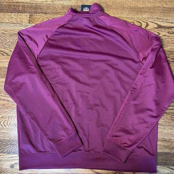 NWT Nike FCB Barcelona Soccer Full Zip Track Jacket Mens XXL Maroon 2018 Graphic - Picture 2 of 10